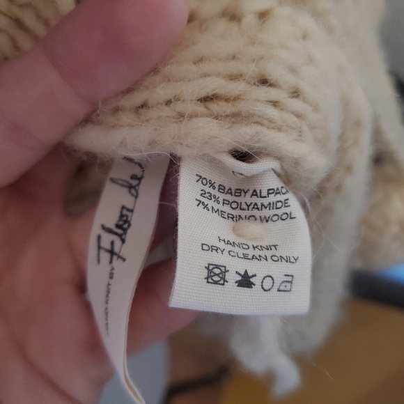 Doen Pomme Sweater Peche Creme medium alpaca - Picture 8 of 8